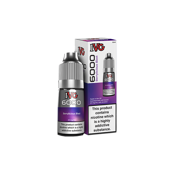 IVG 6000 10ml 10mg Nic Salts [50VG/50PG]
