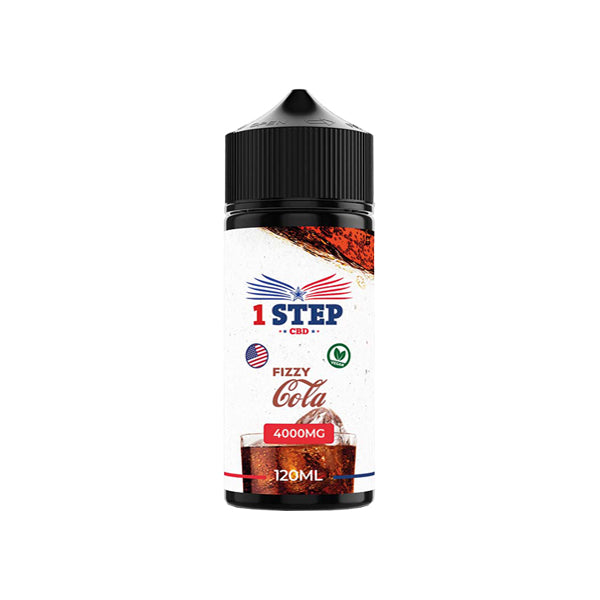 1 Step CBD 4000mg 120ml Organic Hemp Lab-Tested CBD Vape Juice [80VG/20PG]