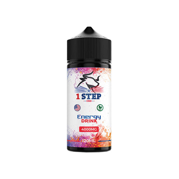 1 Step CBD 4000mg 120ml Organic Hemp Lab-Tested CBD Vape Juice [80VG/20PG]
