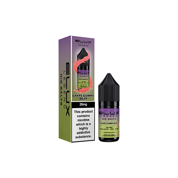20mg Elux Legend 10ml Nic Salts (50VG/50PG) - Vapril Special Offer!