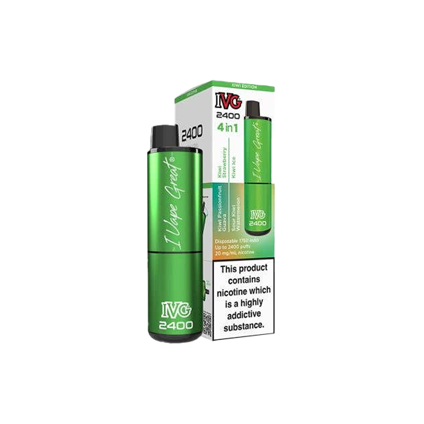 I VG 2400 Disposable Vape 20mg Salt Nicotine 2400 Puffs