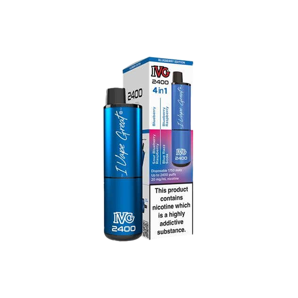 I VG 2400 Disposable Vape 20mg Salt Nicotine 2400 Puffs