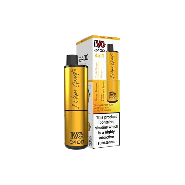 I VG 2400 Disposable Vape 20mg Salt Nicotine 2400 Puffs