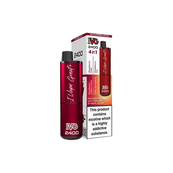 I VG 2400 Disposable Vape 20mg Salt Nicotine 2400 Puffs