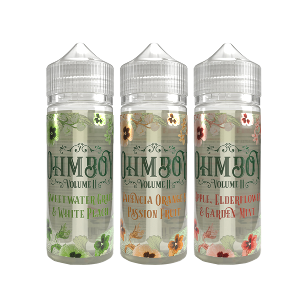 Ohm Boy Volume II 100ml 0mg Shortfill Vape Juice [70VG/30PG]