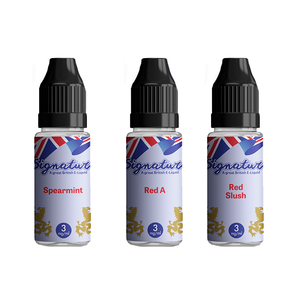 Signature Flavours TPD 10ml 18mg Vape Juice [50VG/50PG]