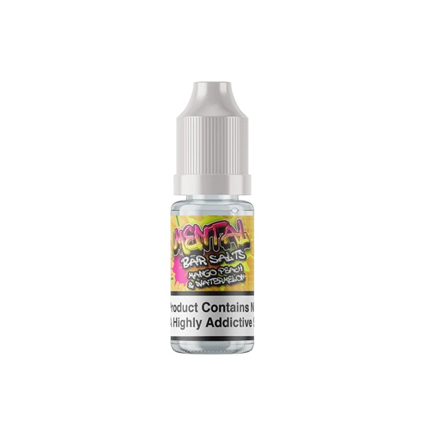 Mental Bar Salts 10mg 10ml Nic Salts [50VG/50PG] By Signature Vapours