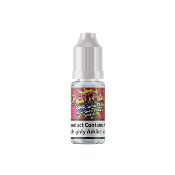 Mental Bar Salts 10mg 10ml Nic Salts [50VG/50PG] By Signature Vapours