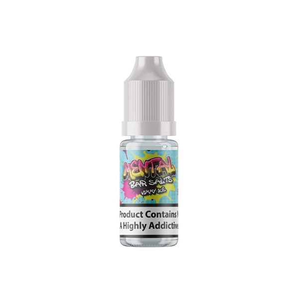 Mental Bar Salts 10mg 10ml Nic Salts [50VG/50PG] By Signature Vapours