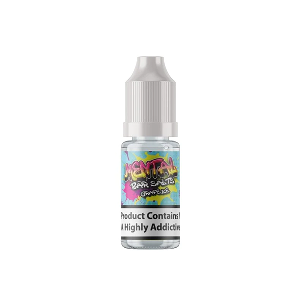 Mental Bar Salts 10mg 10ml Nic Salts [50VG/50PG] By Signature Vapours