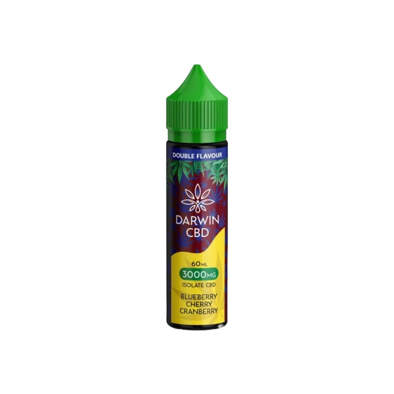 Darwin 3000mg CBD Isolate Vape Juice 60ml [70VG/30PG]