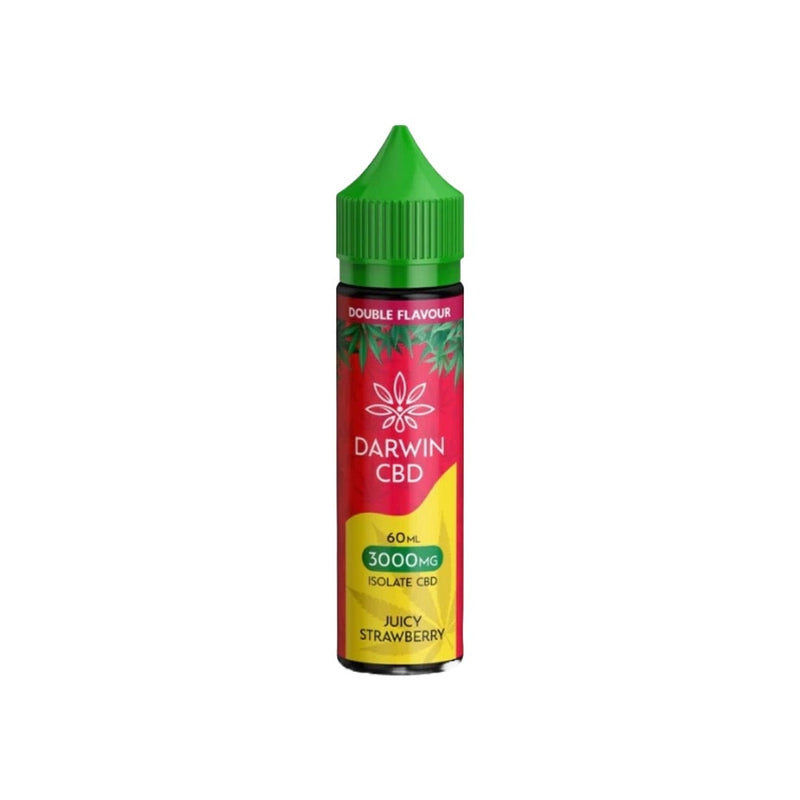 Darwin 3000mg CBD Isolate Vape Juice 60ml [70VG/30PG]