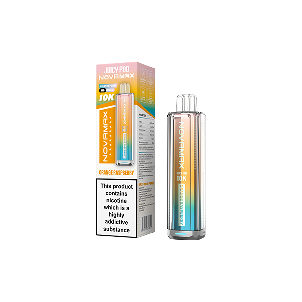 20mg Juicy Pod Novamax Disposable Pod Vape Kit 10000 Puffs