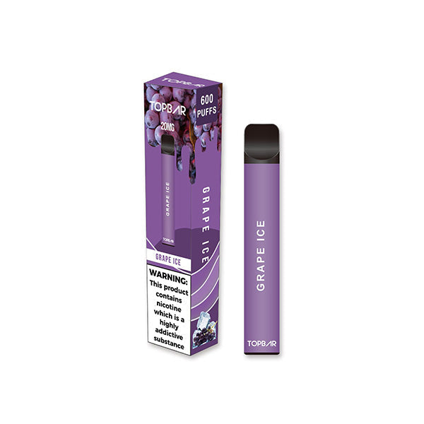 Top Bar EE 20mg Disposable Vape 600 Puffs