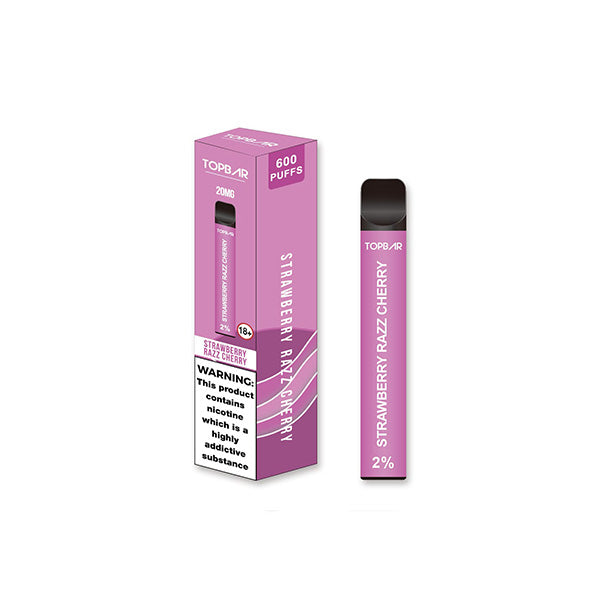 Top Bar EE 20mg Disposable Vape 600 Puffs