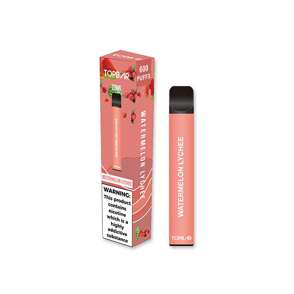 Top Bar EE 20mg Disposable Vape 600 Puffs