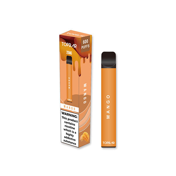 Top Bar EE 20mg Disposable Vape 600 Puffs