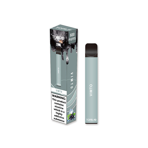 Top Bar EE 20mg Disposable Vape 600 Puffs