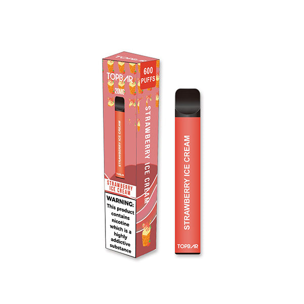 Top Bar EE 20mg Disposable Vape 600 Puffs