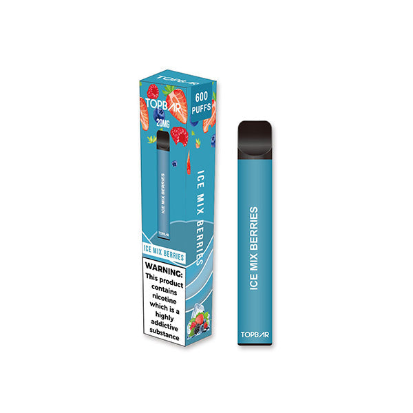 Top Bar EE 20mg Disposable Vape 600 Puffs