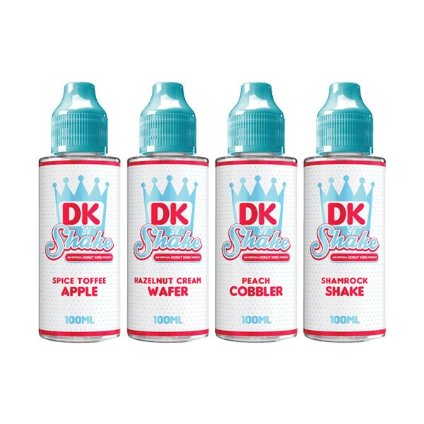 Donut King DK 'N' Shake 100ml 0mg Shortfill Vape Juice [70VG/30PG]