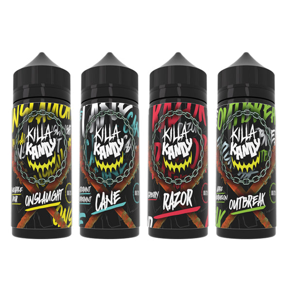 Killa Kandy 100ml 0mg Shortfill Vape Juice [80VG/20PG]