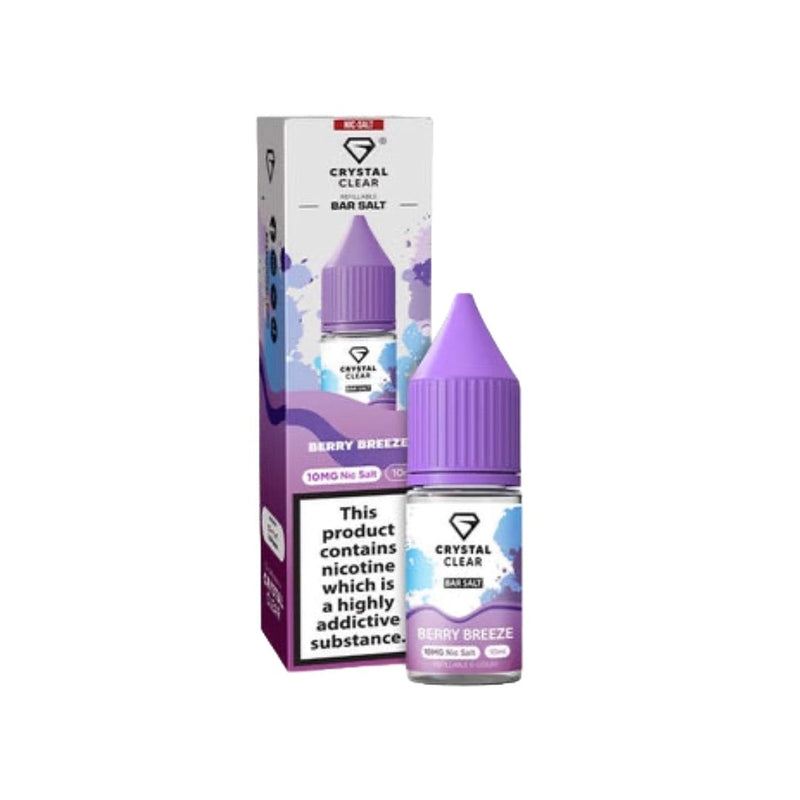 Crystal Clear 10mg Nic Salts 10ml [50VG/50PG]