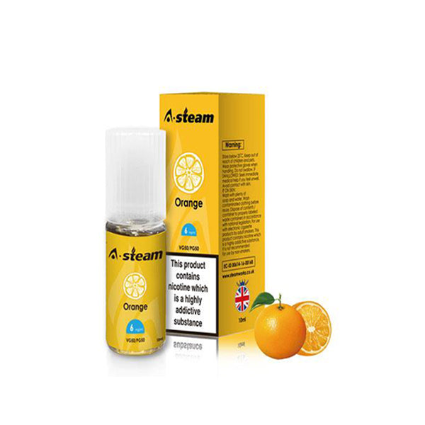 A-Steam Fruit Flavours 10ml 12mg Vape Juice [50VG/50PG]