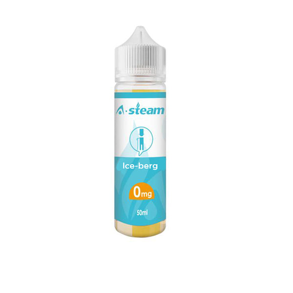 A-Steam 50ml 0mg Shortfill Vape Juice [50VG/50PG]