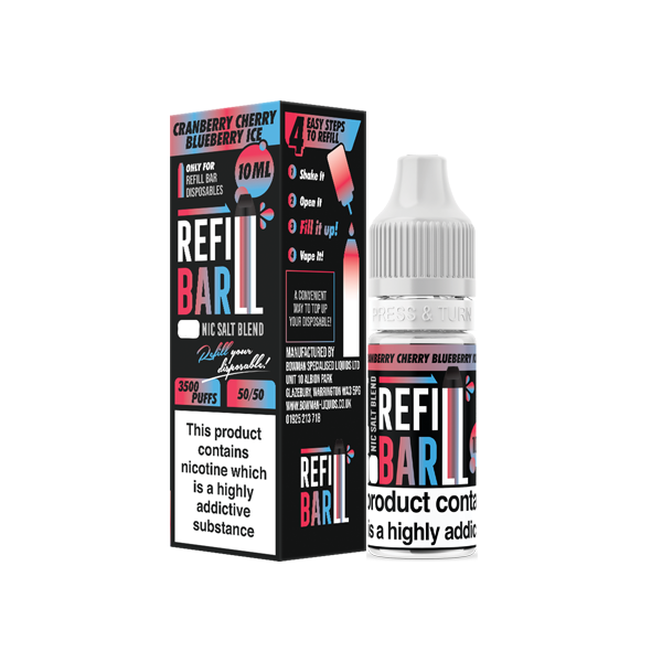 Bar Salts 10mg Nic Salts 10ml [50VG/50PG]