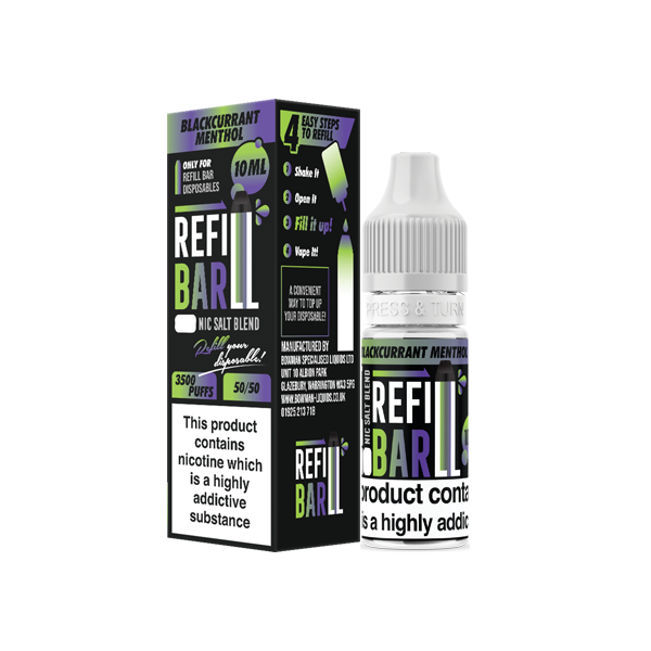 Bar Salts 10mg Nic Salts 10ml [50VG/50PG]