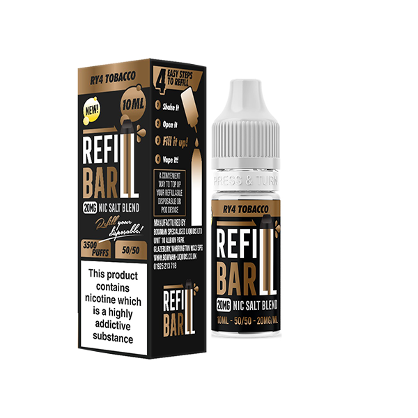 Bar Salts 10mg Nic Salts 10ml [50VG/50PG]