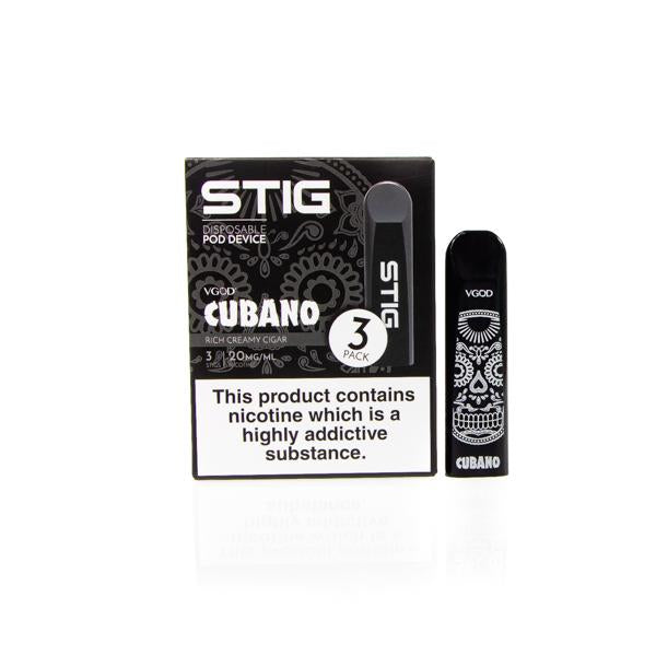 VGOD Stig 20mg Disposable Pod Vape 3PCS 270 Puffs