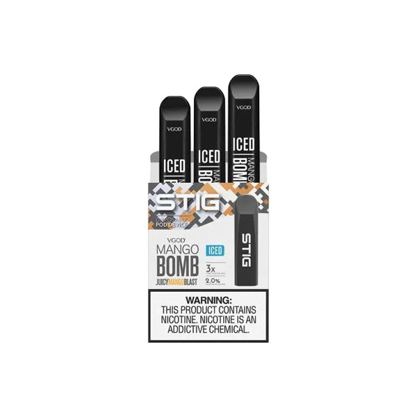VGOD Stig 20mg Disposable Pod Vape 3PCS 270 Puffs