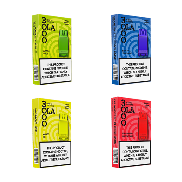 SMPO Ola 3000 20mg 2ml Prefilled Vape Pods