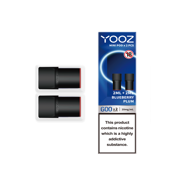Yooz Mini Replacement Vape Pods 2PCS 2ml (BUY 5 GET 1 FREE)