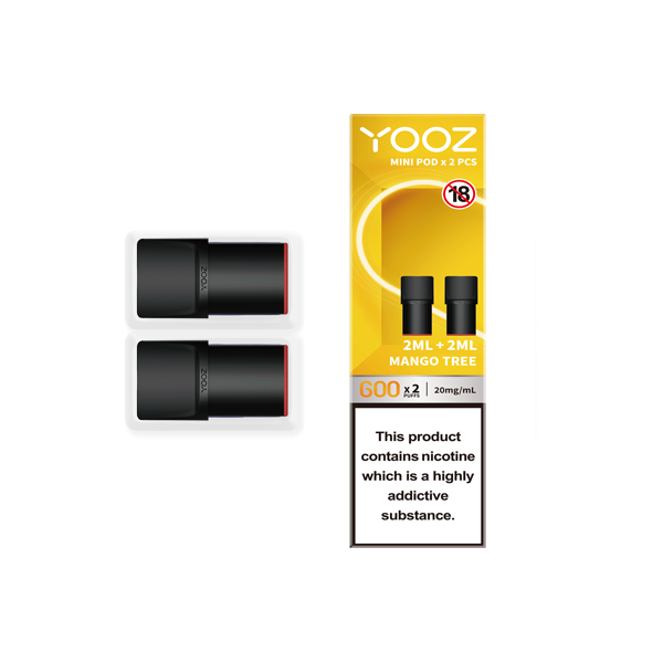 Yooz Mini Replacement Vape Pods 2PCS 2ml (BUY 5 GET 1 FREE)
