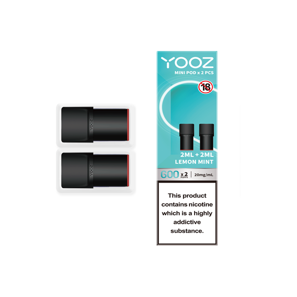 Yooz Mini Replacement Vape Pods 2PCS 2ml (BUY 5 GET 1 FREE)