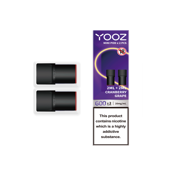 Yooz Mini Replacement Vape Pods 2PCS 2ml (BUY 5 GET 1 FREE)