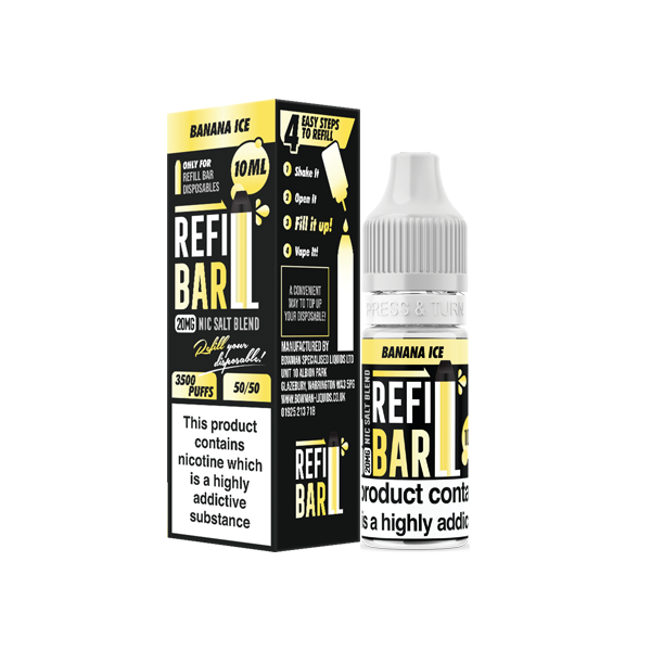 Bar Salts 20mg 10ml Nic Salts [50VG/50PG]
