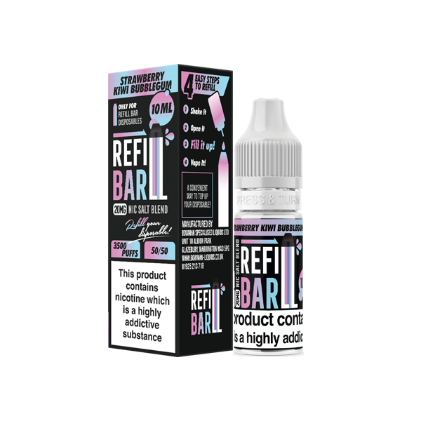Bar Salts 20mg 10ml Nic Salts [50VG/50PG]