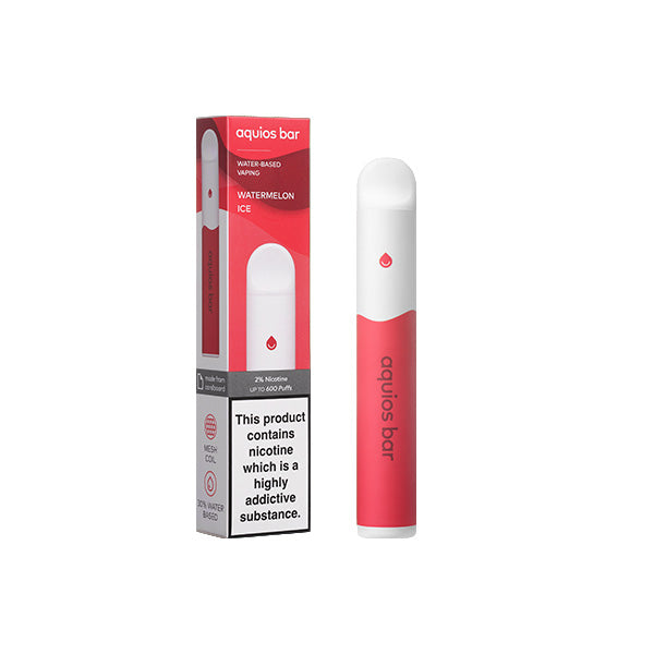 Aquios 20mg V3 Bar Disposable Vape 600 Puffs