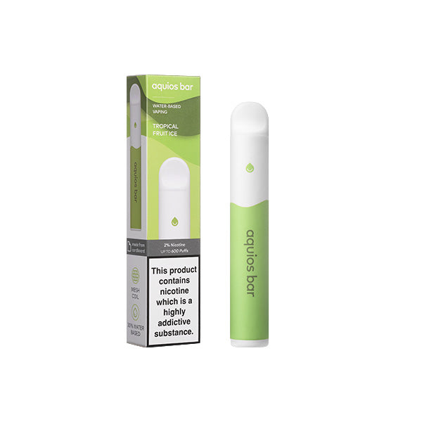 Aquios 20mg V3 Bar Disposable Vape 600 Puffs