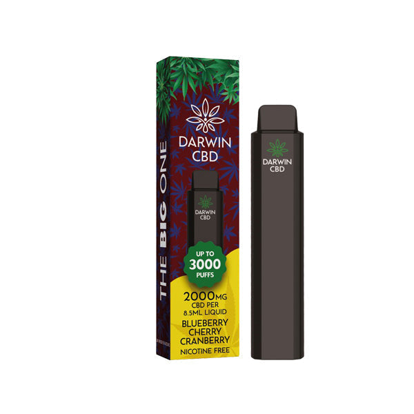 Darwin Big One 2000mg CBD Disposable Vape 3000 Puffs
