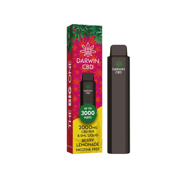 Darwin Big One 2000mg CBD Disposable Vape 3000 Puffs