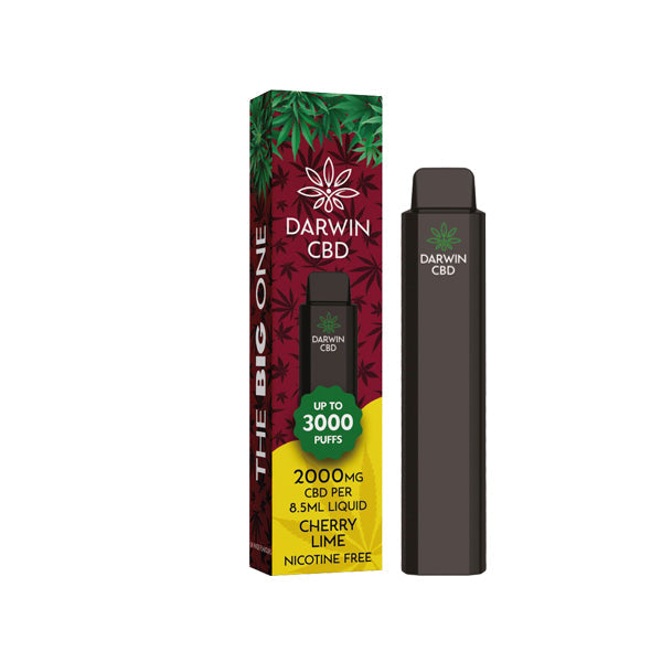 Darwin Big One 2000mg CBD Disposable Vape 3000 Puffs
