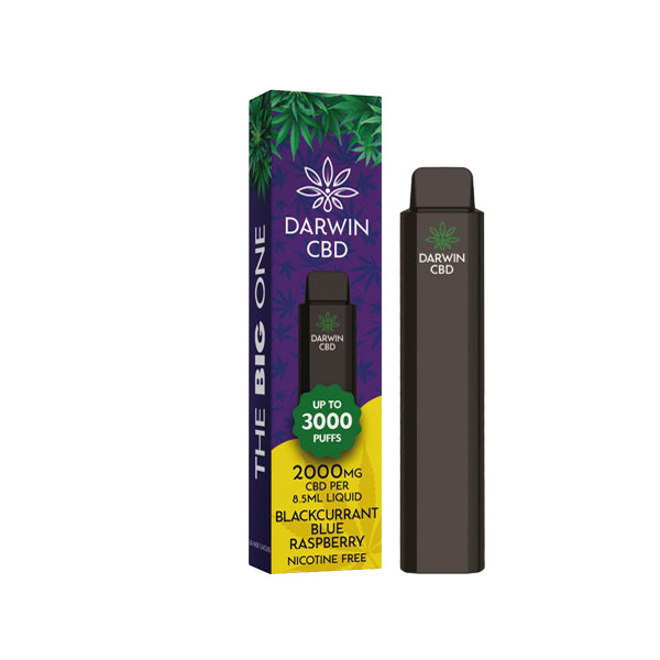 Darwin Big One 2000mg CBD Disposable Vape 3000 Puffs