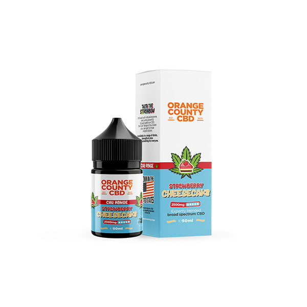 Orange County CBD 2500mg 50ml Cali Range Vape Juice [60VG/40PG]