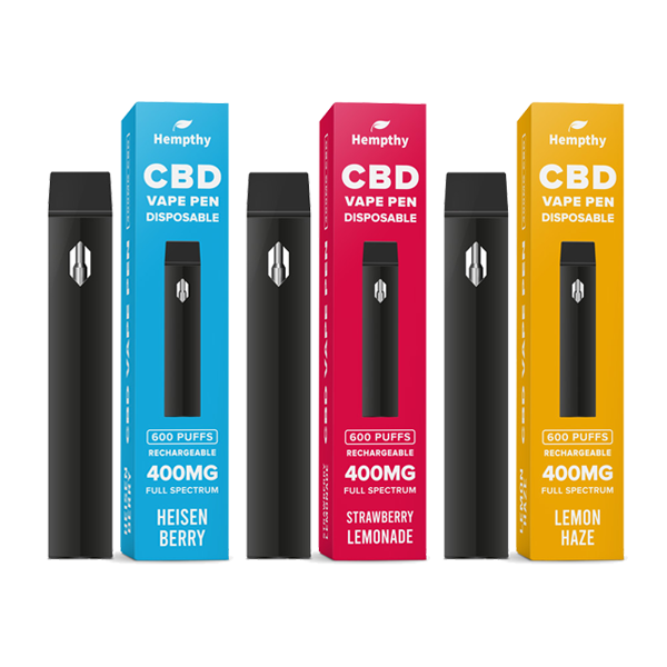 Hempthy 400mg CBD Disposable Vape