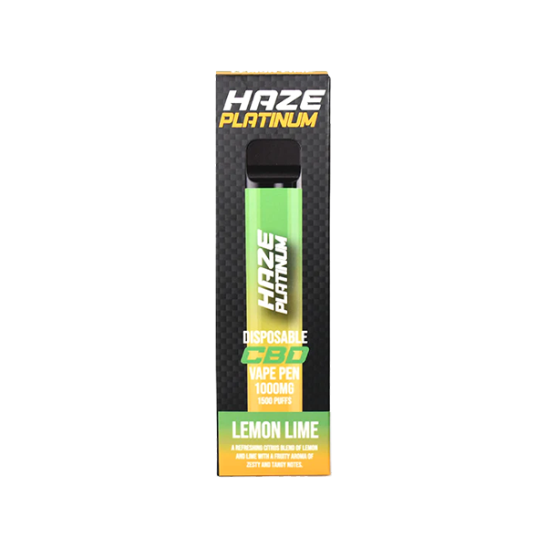 Haze Platinum 1000mg CBD Disposable Vape